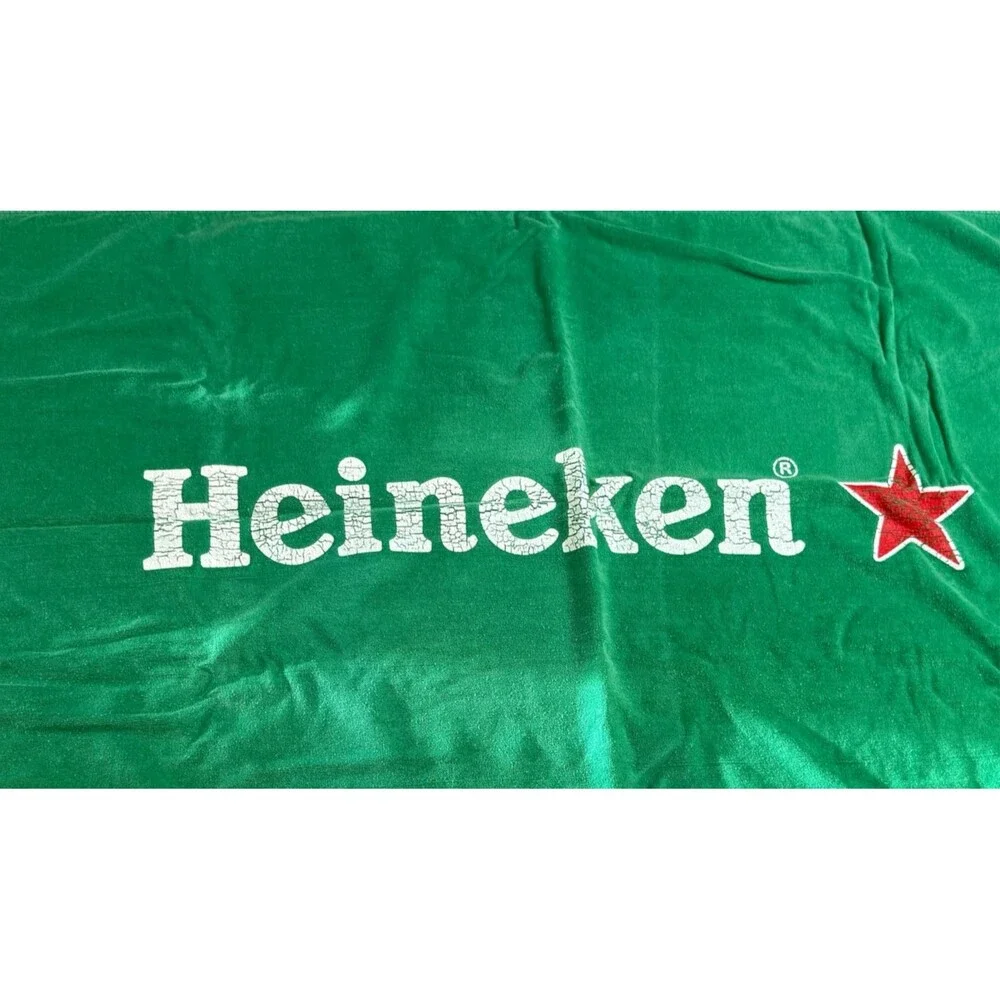 Heineken Beach Towel  Terry Town Green Red Star Logo Promo 2012 100% Cotton